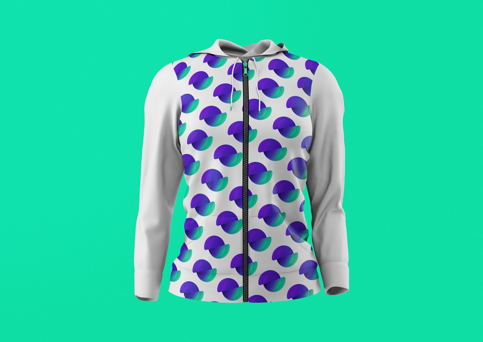 Hoodie-Women-1.jpg Divi Engine Logo Zipper Hoodie - Image 1