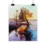 Landscape Poster with a tree
