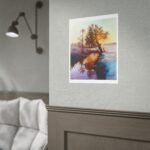 Landscape Poster with a tree - Image 11