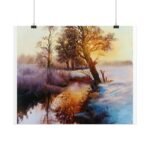 Landscape Poster with a tree - Image 29